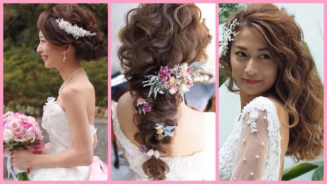 ロングヘアの花嫁さんの髪型はどうする ハーフアップ ダウンスタイルからアップまで公開 Antenna アンテナ