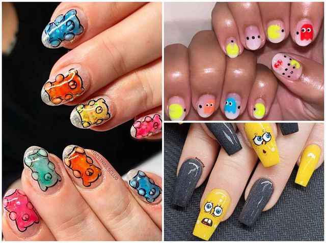 ポップな キャラネイル で遊んで マリオからハリボーまでバリエ豊富な8選 Antenna アンテナ