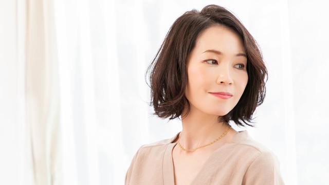 面長さんがふんわり美人見えする レイヤーショート Antenna アンテナ