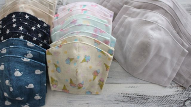 雑誌付録の立体マスク型紙で子ども用夏マスクも超簡単 Antenna アンテナ