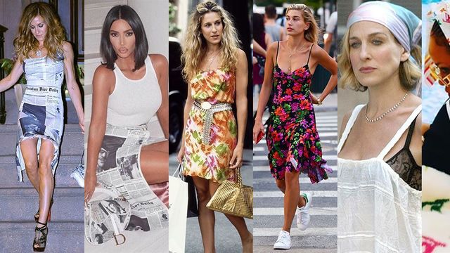 Satc のキャリーがお手本 人気セレブの90年代ファッション Antenna アンテナ Satc のキャリーがお手本 人気セレブの90年代ファッション Antenna アンテナ
