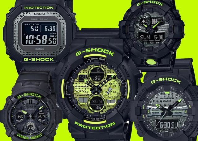 G Shock5月の新作は 一撃でオシャレな黒 ネオン Antenna アンテナ