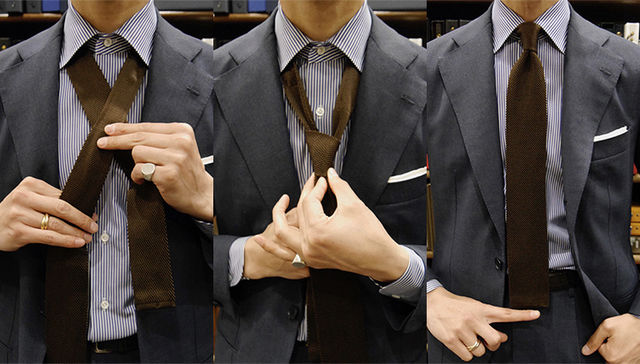 ネクタイ動画 Vol 4 ニットタイ の結び方を覚えよう Antenna アンテナ