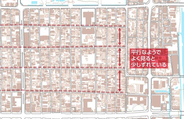 地図はよみもの 見比べて楽しむ 東西で様相異なる日暮里 札幌 京都 奈良 碁盤の目 の違い Antenna アンテナ