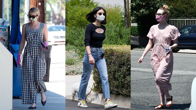 花柄 でシンプル服が映える 海外セレブのマスクコーディネート３選 Antenna アンテナ