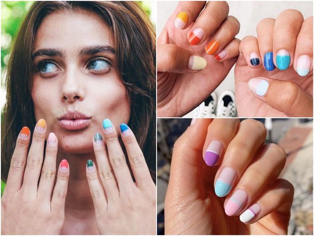 テイラー ヒルも夢中 ハーフフレンチ ネイル は 色違い がトレンド Antenna アンテナ