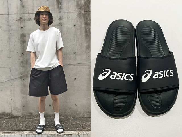 オレ一番の安いモノ自慢 アシックスのシャワーサンダルをソックスでおしゃれに Antenna アンテナ