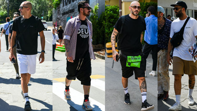 黒ショートパンツ コーデ特集 モダンな夏の着こなし 注目アイテムを紹介 Antenna アンテナ