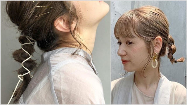ショートボブやボブでもできる ラーメンマンヘア のやり方 紐やリボンのアレンジ Antenna アンテナ
