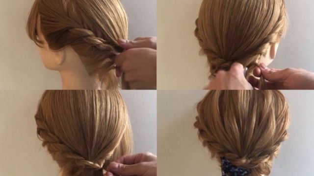 風が強い日でも大丈夫 ピンどめ不要 編み込みナシ 簡単すぎる 編み込み風 ヘアアレンジ Antenna アンテナ