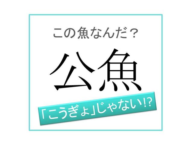 魚漢字 こうぎょ ではありません 公魚 は何と読む Antenna アンテナ