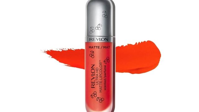 レブロン さくらんぼ柄 なめらかマットリップ 色も香りも フレッシュなチェリー Antenna アンテナ