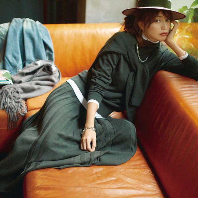 もっと女っぽく スタイルよく アラフォーの なりたい 願望をかなえる最旬スカートコーデ Antenna アンテナ