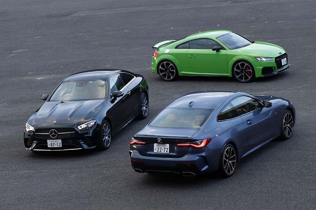 比較試乗 メルセデス ベンツ Eクラスクーペ Vs Bmw 4シリーズクーペ Vs アウディ Tt Rsクーペ 同じジャーマン プレミアムでも異なるベクトル 最新クーペ それぞれの流儀 Antenna アンテナ