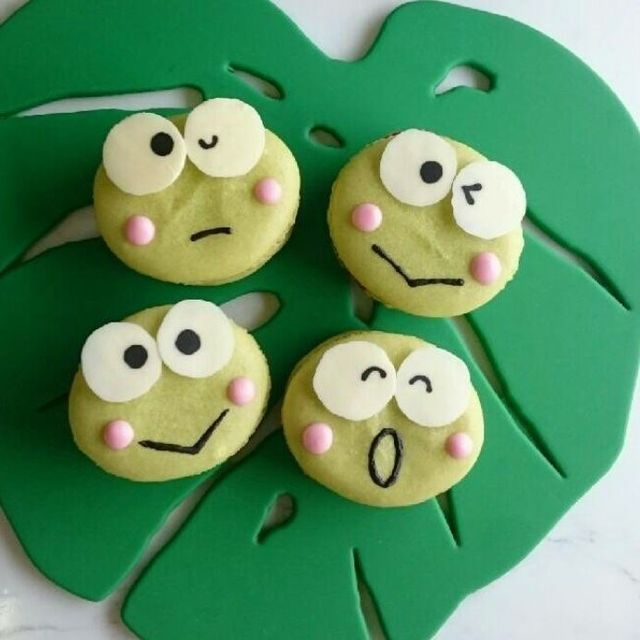 簡単 けろけろけろっぴのチョコマカロン キャラスイーツ Antenna アンテナ
