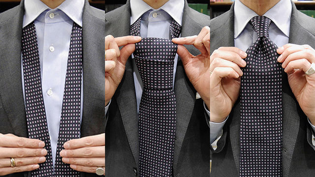 オリエンタルノットの結び方 ニットタイをおしゃれに結ぶ方法 Antenna アンテナ