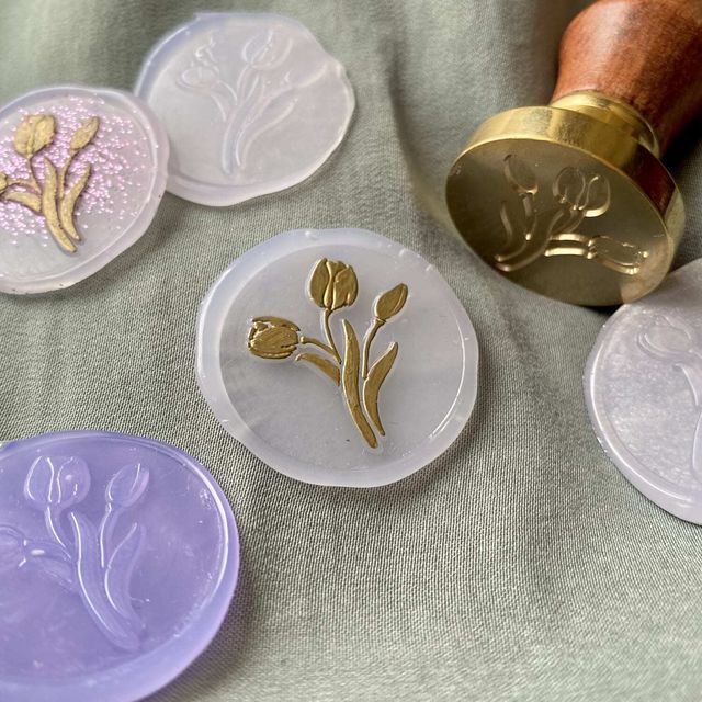 All100均アイテム 結婚式やラッピングに役立つ シーリングスタンプ風シール の作り方 Antenna アンテナ