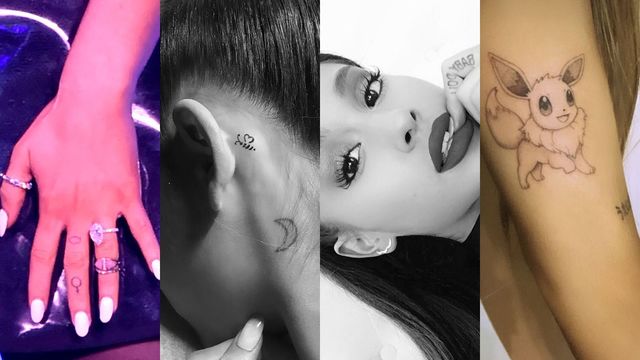 日本語やアニメキャラも 歌姫アリアナ グランデのタトゥーを全部見せ Antenna アンテナ