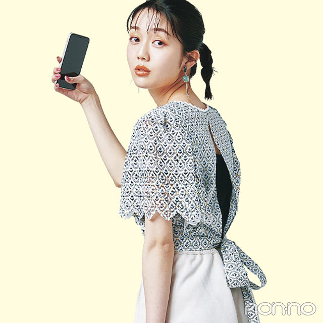 背中ちら見えのトップス ミニボトムで最高可愛い夏コーデ 大学生の毎日コーデ Antenna アンテナ