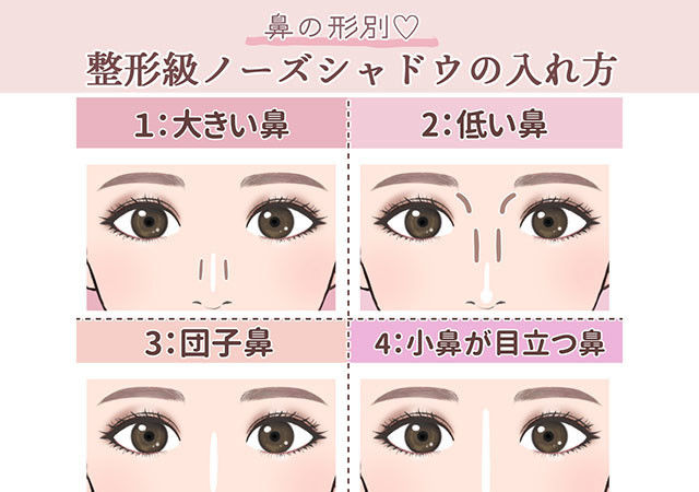 整形級に印象が変わる 鼻筋の通った美人顔になれる 鼻の形別 ノーズシャドウの入れ方 Antenna アンテナ 整形級に印象が変わる 鼻筋の通った美人顔になれる 鼻の形別 ノーズシャドウの入れ方 Antenna アンテナ