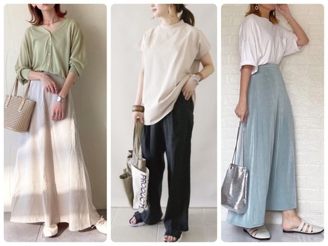 40代女性に Guでつくる夏の上品 きれいめカジュアルコーデ Antenna アンテナ