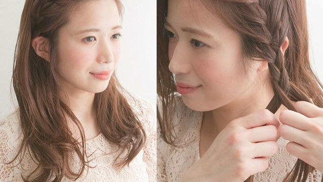 プールや海の髪型に 編み込み お団子ヘアアレンジ Antenna アンテナ