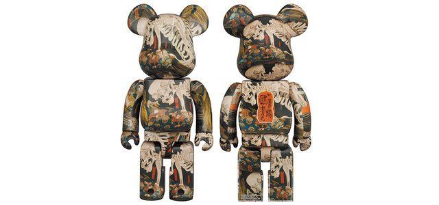 松野屋 キャンバスフラットショルダー BE@RBRICK 歌川国芳「相馬の古