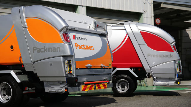 三菱ふそうのゴミ収集車仕様 Ecanter Sensorcollect と災害レスキュー車 Canter Athena コンセプトの革新性とは Antenna アンテナ