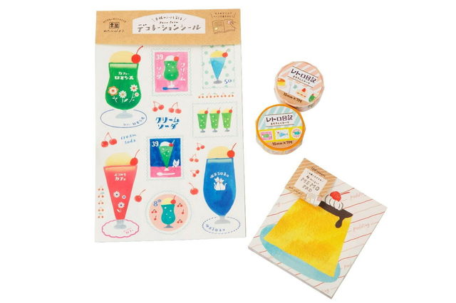 フルーツ包装紙 純喫茶 モチーフのレトロかわいい文具 全国ロフト 文房具の会 に登場 Antenna アンテナ