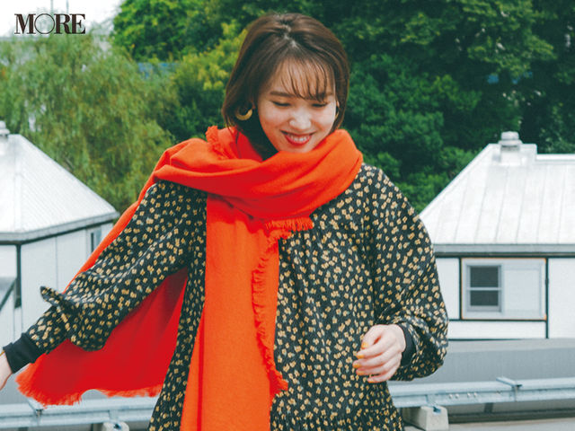 飯豊まりえはワンピースにストールでさし色を フレンチシック着回し11日目 Antenna アンテナ 飯豊まりえはワンピースにストールでさし色を フレンチシック着回し11日目 Antenna アンテナ