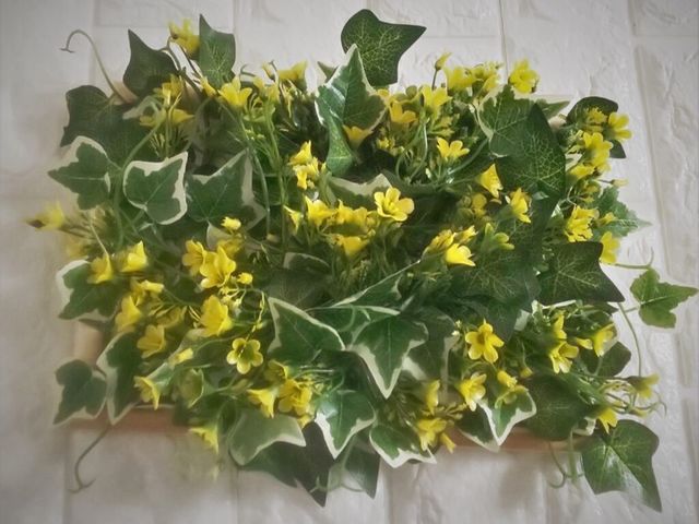 100均グッズ5個だけで作る 癒しの ウォールグリーン Antenna アンテナ