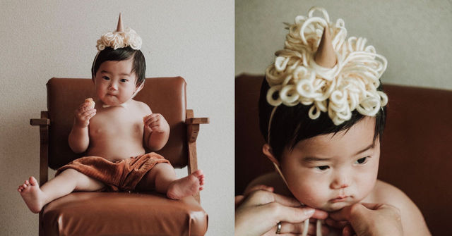 節分の記念撮影に 簡単 可愛い 小鬼さん角の作り方 Antenna アンテナ