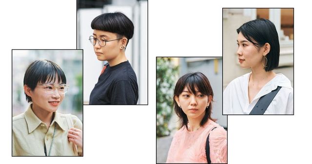 ウェットな質感のボブ 大胆に刈り込んだショートヘアetc 街で出合った素敵な髪型 Vol 2 Antenna アンテナ