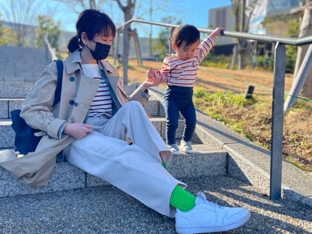 春の保育園コーデ 入園準備に迷ったらコレ Withlabママの子どもファッションリレーvol 31 難波静香さん Antenna アンテナ