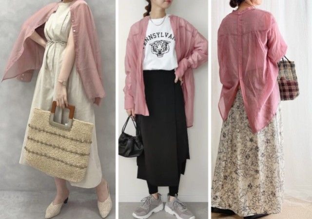 今春は断然 ピンク がおすすめ 羽織るだけで美人見え おしゃれな人の春シャツコーデ Antenna アンテナ