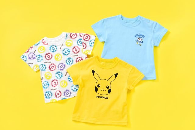 Gu22年夏の新作 ポケモン ウェア ピカチュウ ポッチャマ主役のベビー キッズ向けtシャツ Antenna アンテナ