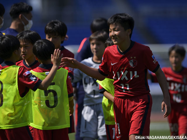 無双ドリブルから1発 ヘディング弾でもう1発 鹿島アントラーズつくばジュニアfw土井空芽が優勝導く 6枚 Antenna アンテナ