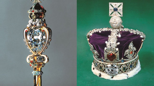 エリザベス女王 プラチナジュビリー 王冠 ブローチ チャールズ 戴冠式-