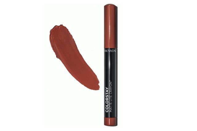 レブロン22年秋コスメ 人気クレヨンリップに 新色 ざくろブラウン のくすみ系マット Antenna アンテナ