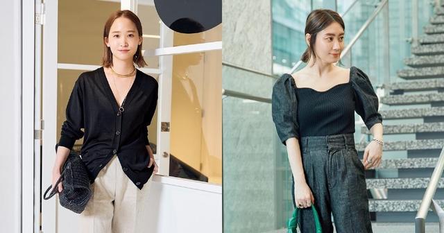 素敵なあの人の黒スタイル 4人のお洒落プロが 主役ブラック で軽やか夏コーデ Antenna アンテナ