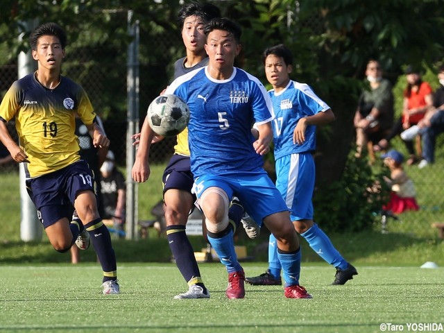 大怪我乗り越えた帝京cb藤本が無失点に貢献 2年生fw横山はキレのあるドリブルとシュート連発 東京 6枚 Antenna アンテナ