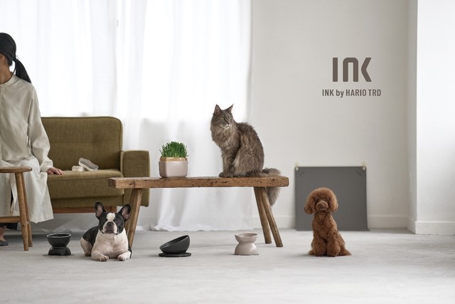 ハリオ商事、人と愛犬・愛猫の“共生”を実現させる新ペット用品ブランド「INK」をオンライン限定で発売 antenna*[アンテナ]