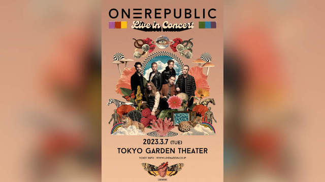 新作人気 OneRepublic 来日公演 iFLYER: 2023年3月7日に東京ガーデン