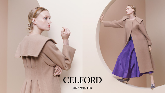 CELFORD(セルフォード)】プレタポルテブランド「HANAE MORI」との第2弾