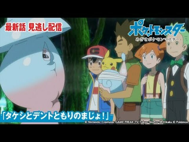 公式 アニメ ポケットモンスター めざせポケモンマスター 第139話 タケシとデントともりのまじょ 期間限定配信 Antenna アンテナ