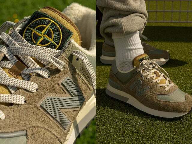 Stone Island × New Balance 574 Legacy】大人気ブランドの