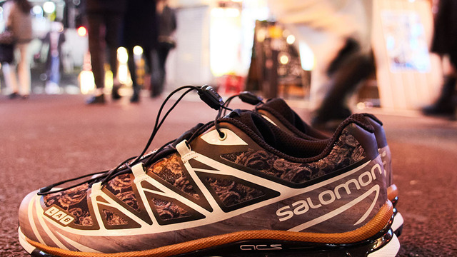 Salomon broken armコラボスニーカー 24.5センチ 値下げしました ciial