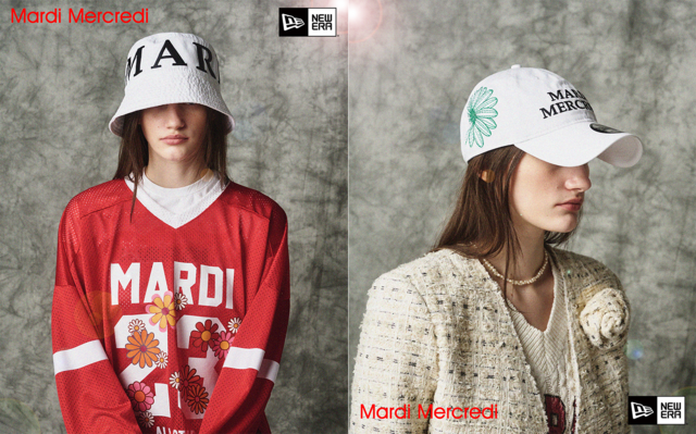 数量限定SALE mardi mercredi マルディメクルディ ニューエラ ホワイト 帽子