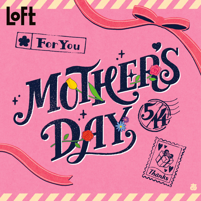 ロフト】飾れる、シェアできる、母の日ギフト「MOTHER'S DAY 5.14」 antenna*[アンテナ]