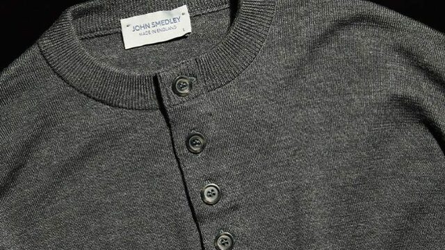 新品 JOHN SMEDLEY L'ECHOPPE 別注 カーディガン コラボ カーディガン